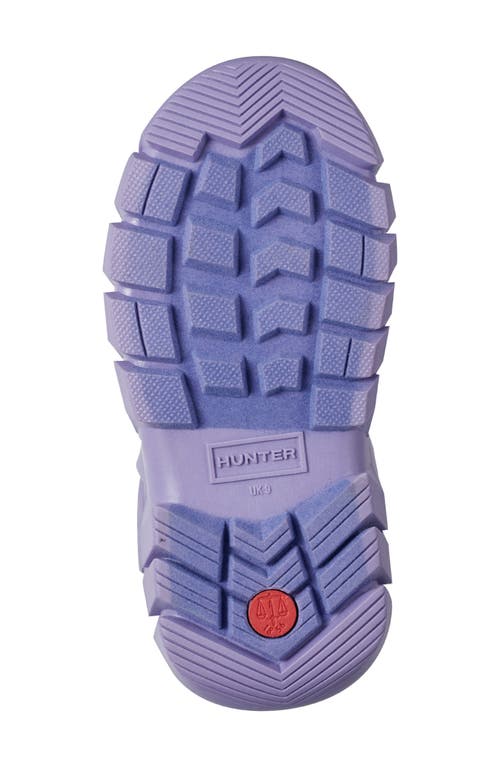 Hunter Kids' Intrepid Snow Boot In Purple