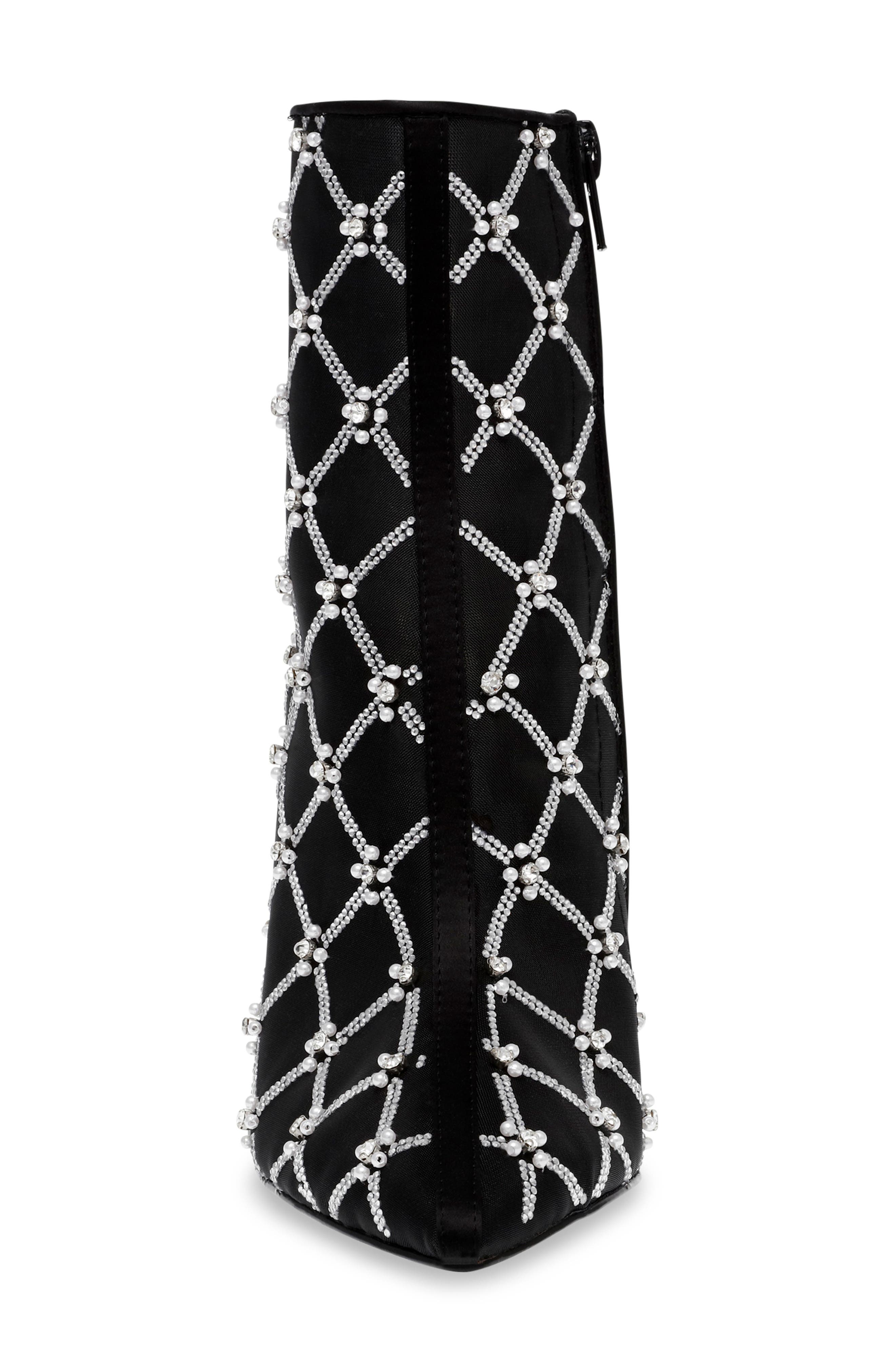 Betsey Johnson Lark Crystal Embellished Bootie, Alternate, color, 