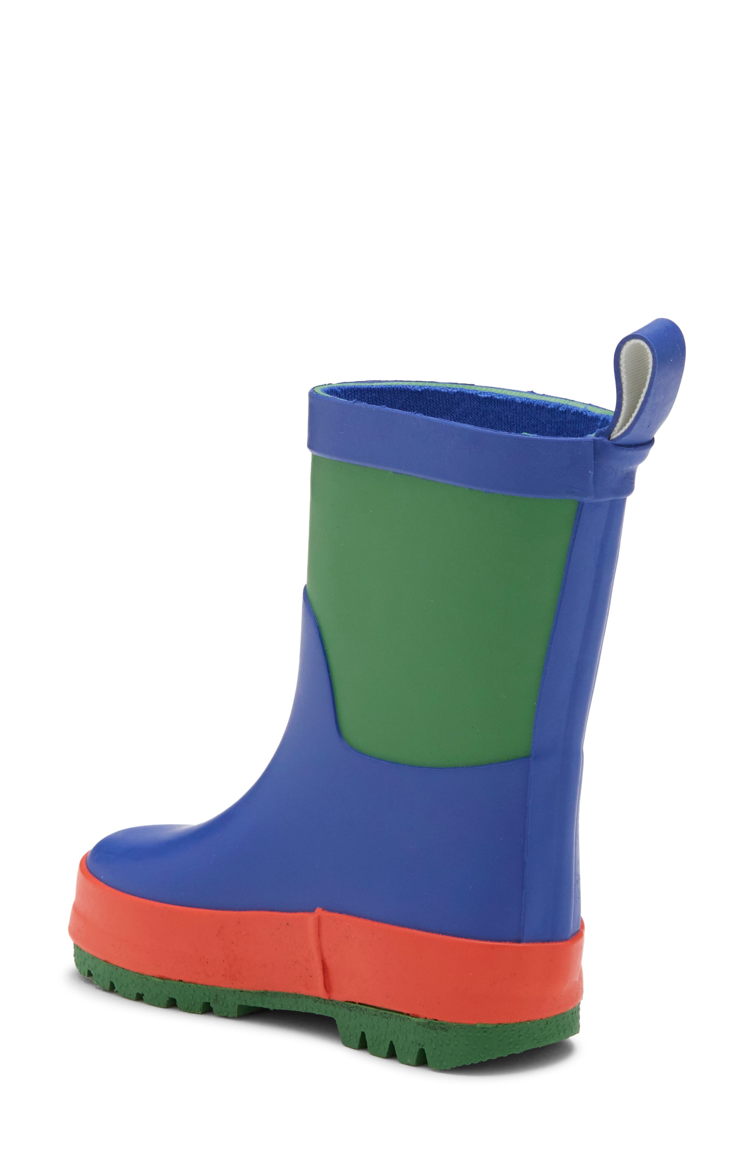 Kids' Misty Rain Boot, Alternate, color, GREEN MULTI