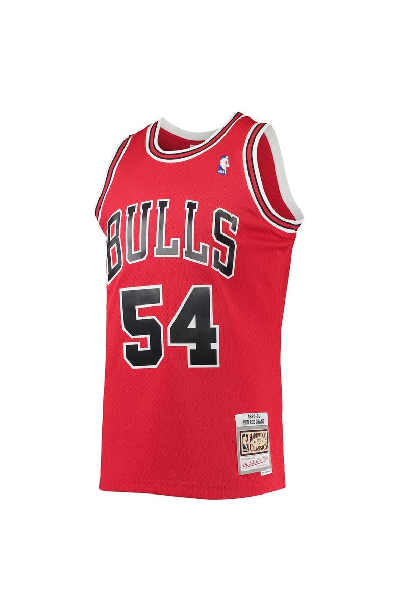 Mitchell & Ness Men's Mitchell & Ness Horace Grant Red Chicago Bulls 1990/91 Throwback Dark Swingman Jersey, Alternate, color, Red