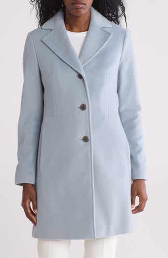 Calvin Klein Notch Wool Blend Coat