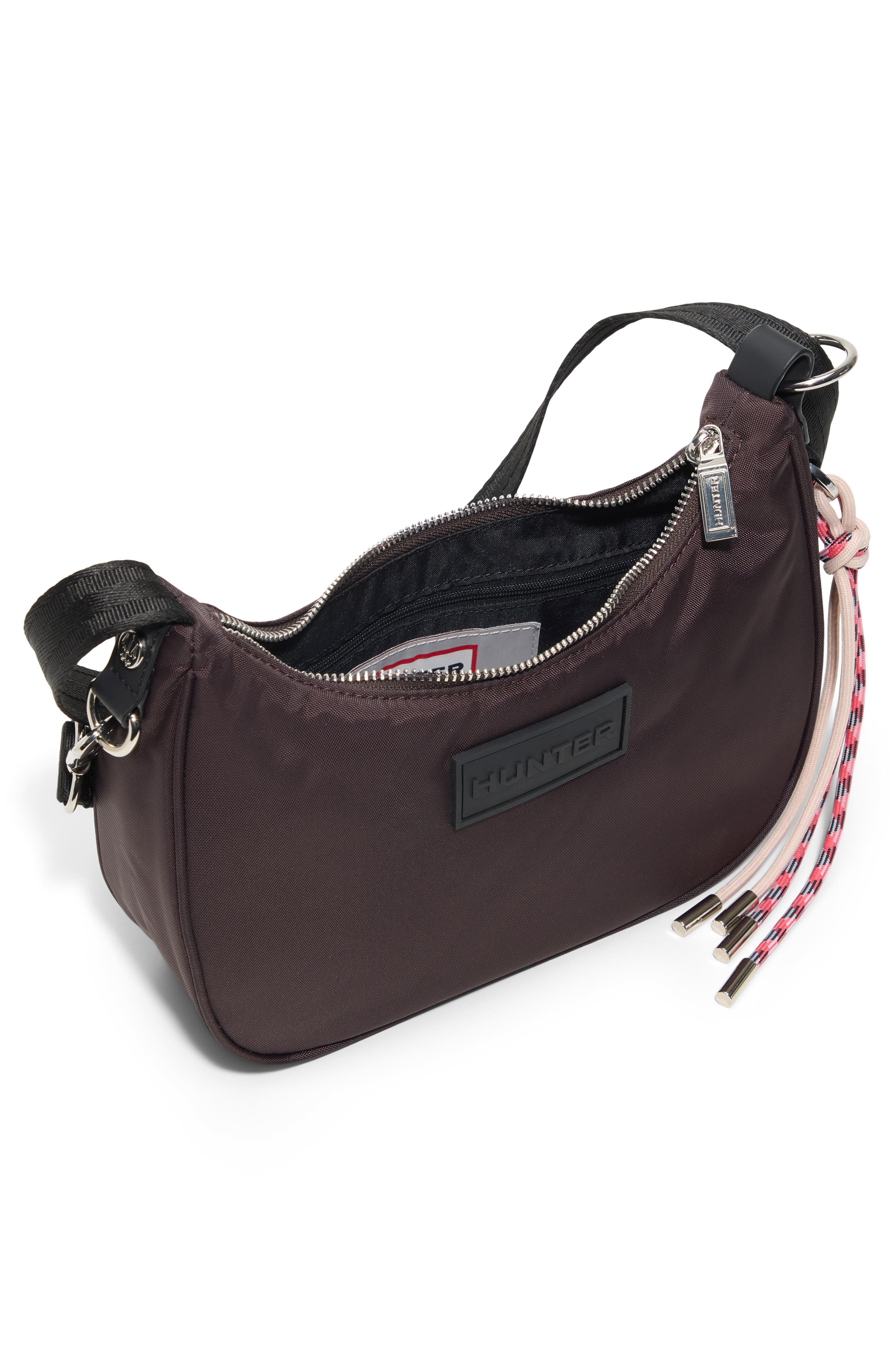 Hunter Loop Back Crossbody Bag, Alternate, color, Brown