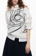Desigual Montpelier Lacroix Cotton Graphic Crewneck Sweater