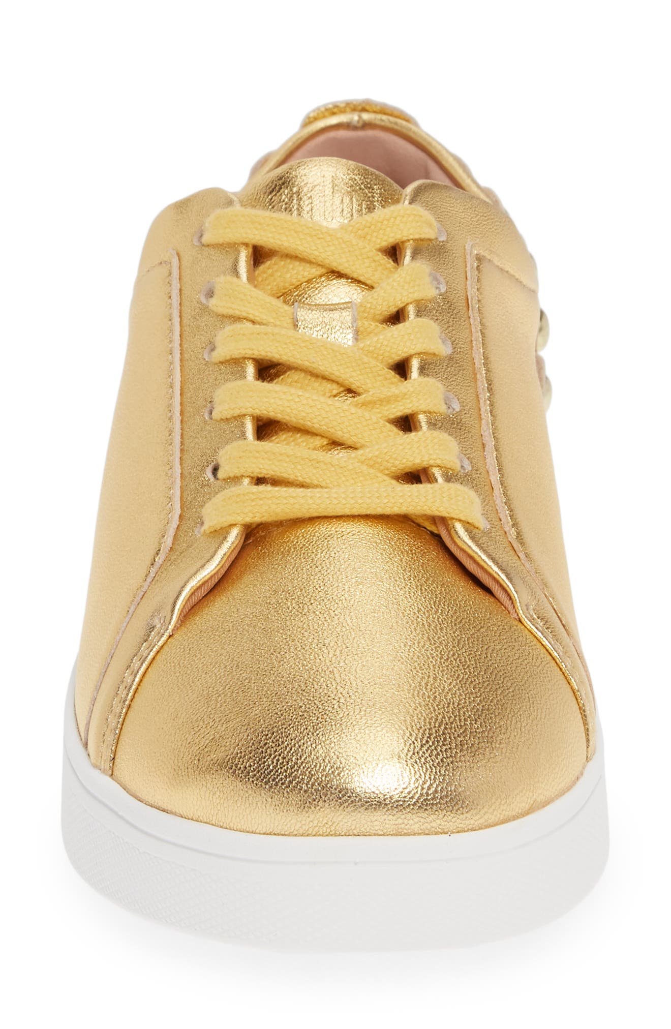 Rally Studded Sneaker (Nordstrom Exclusive), Alternate, color, ARTISAN GOLD LEATHER