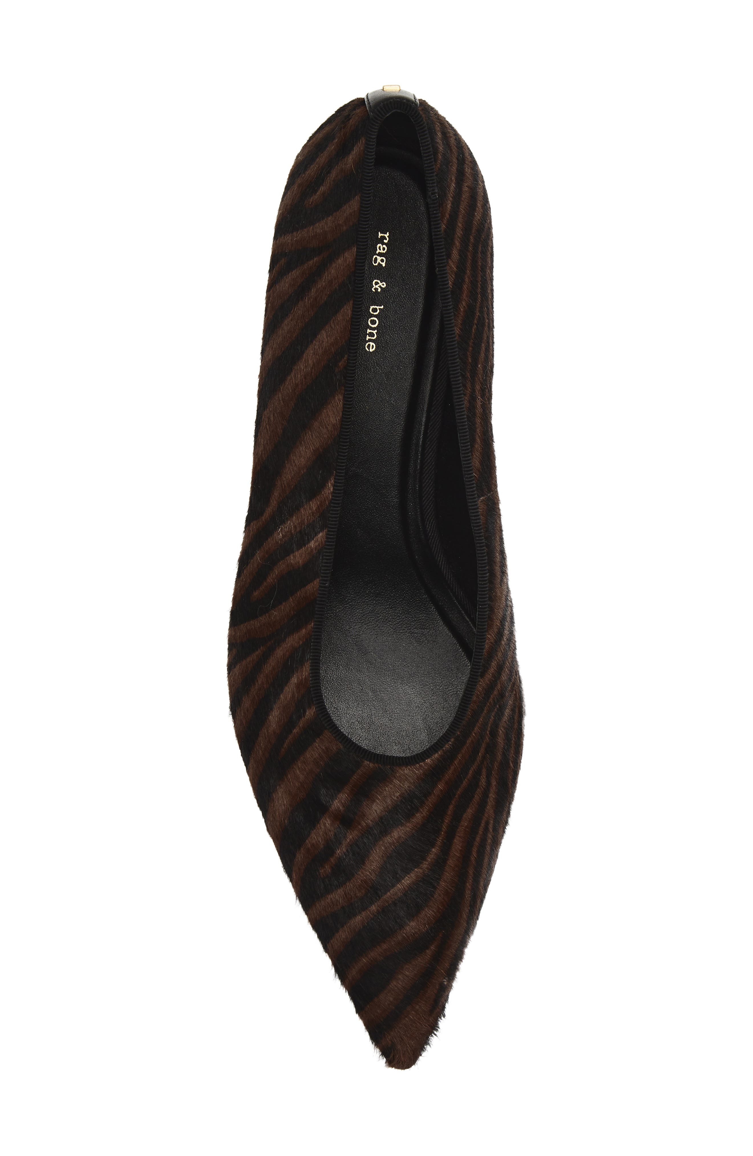 Paloma Pump, Alternate, color, COFFEE ZEBRA HAIR CALF