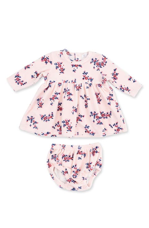Kids' Nora Velour Dress & Bloomers Set