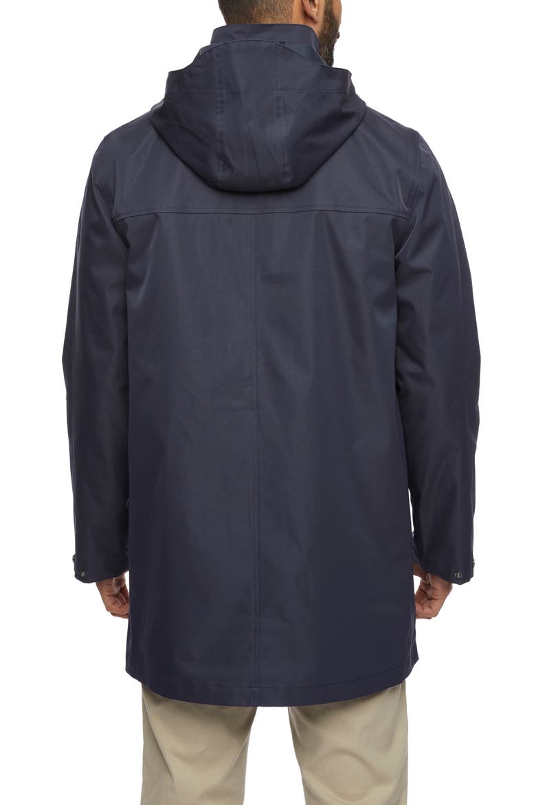 Tech Water Resistant Raincoat, Alternate, color, SPACEBLUE