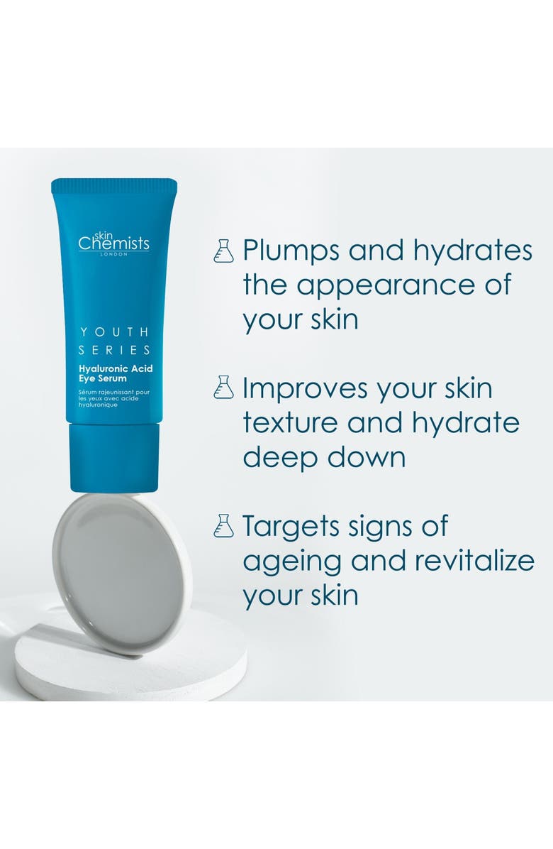 SKINCHEMISTS Youth Series 1.5% Hyaluronic Acid Facial Serum 30ml x 3 Trio Set, Alternate, color, White