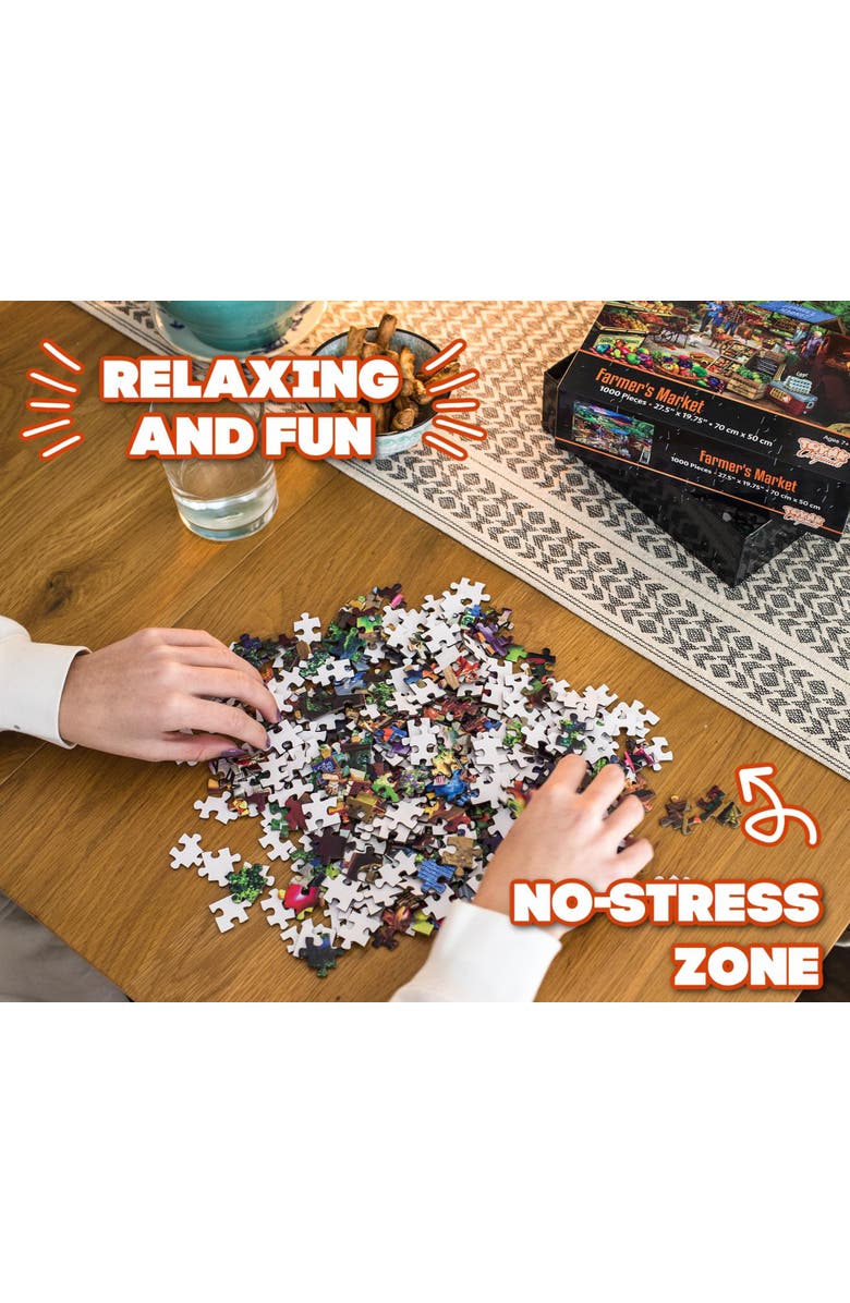 Toynk Farmer's Market Country Bumpkin 1000 Piece Jigsaw Puzzle, Alternate, color, Multi-Color