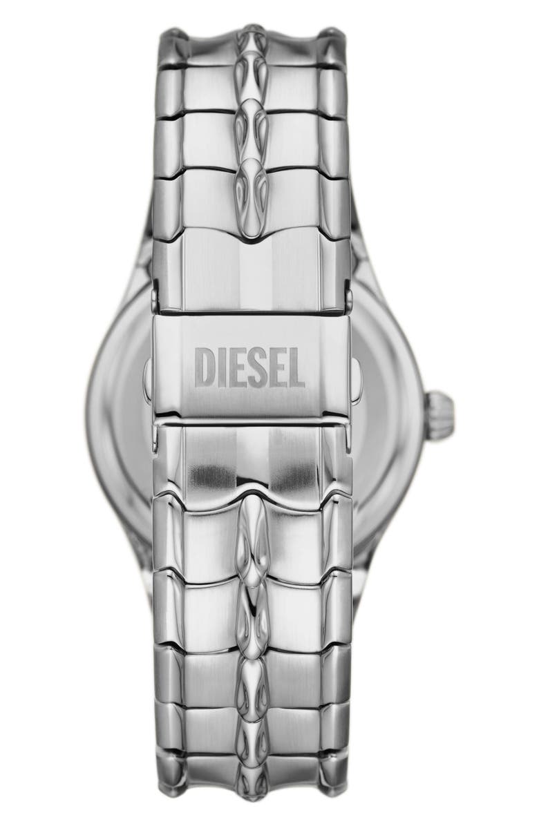 DIESEL<sup>®</sup> Vert Bracelet Watch, 44mm, Alternate, color, Silver