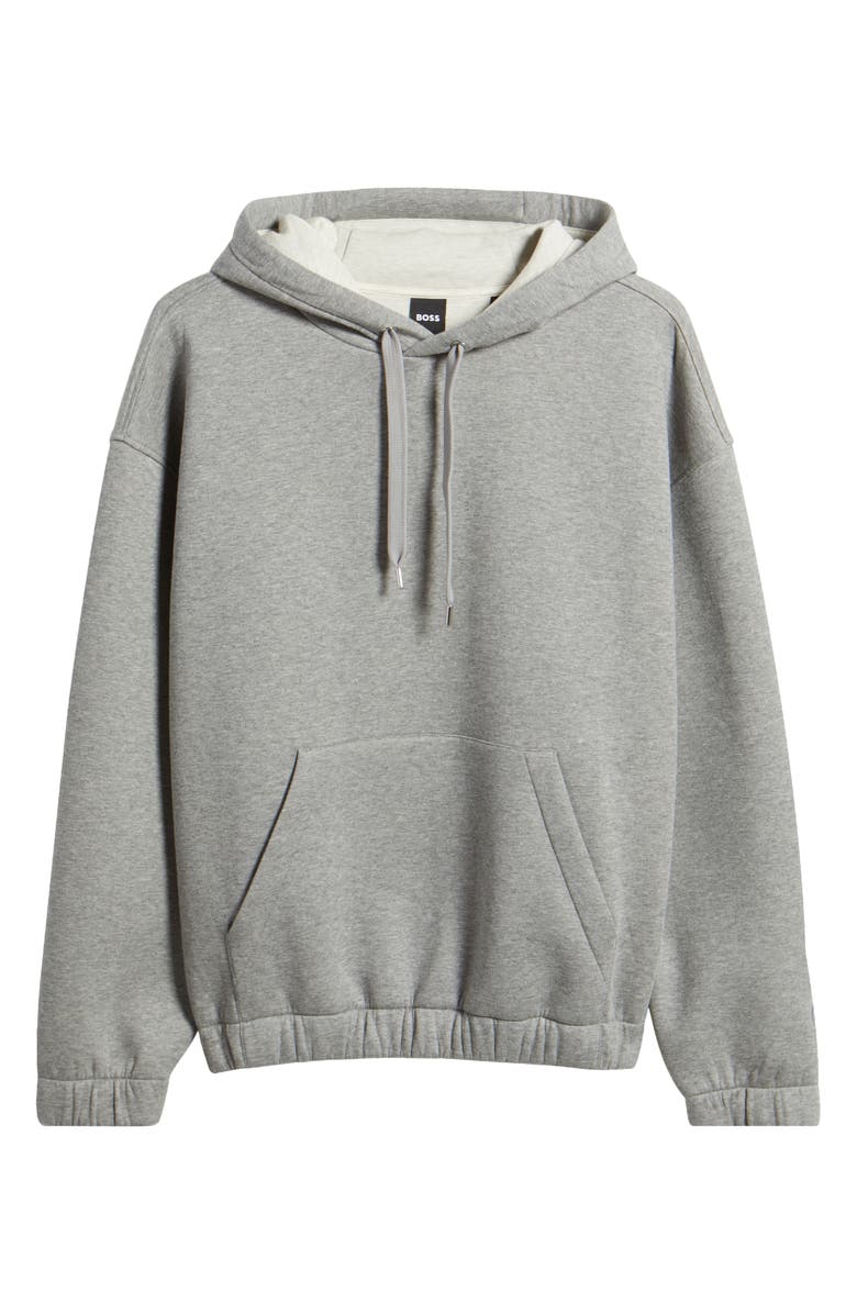 BOSS Stevens Pullover Hoodie, Alternate, color, Silver