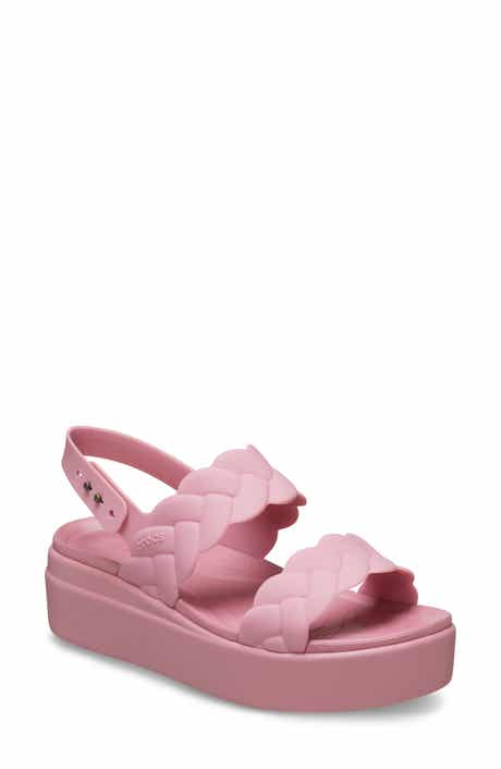 CROCS Brooklyn Woven Water Resistant Wedge Sandal