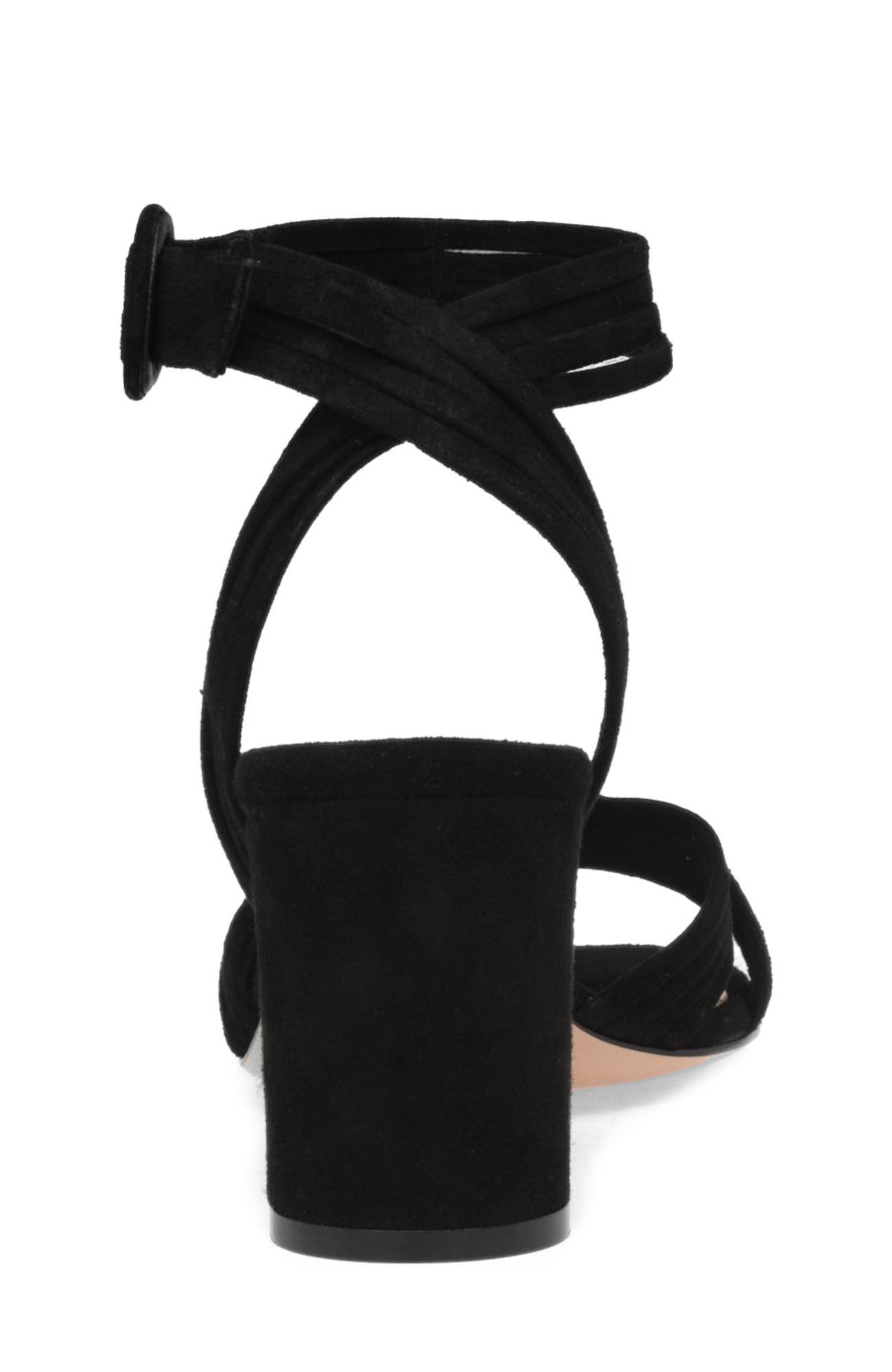 Lianne Sandals, Alternate, color, Black Suede