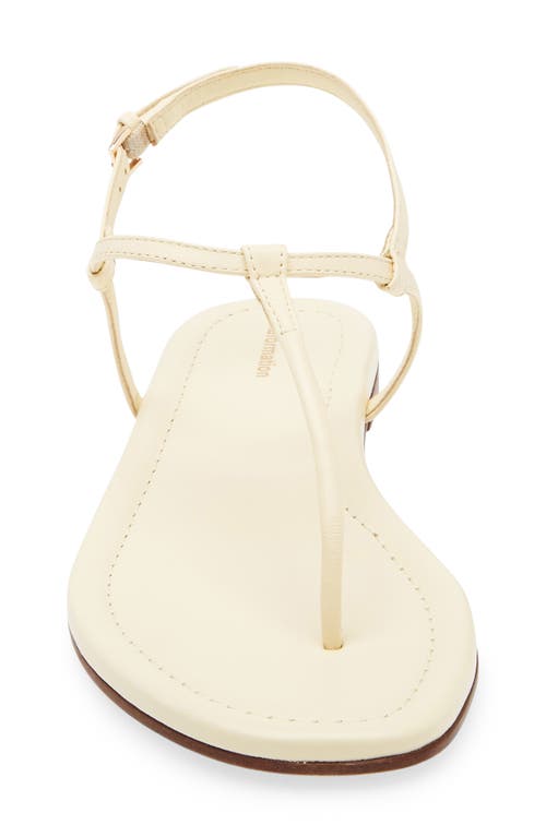 Reformation Thea T-strap Sandal In White