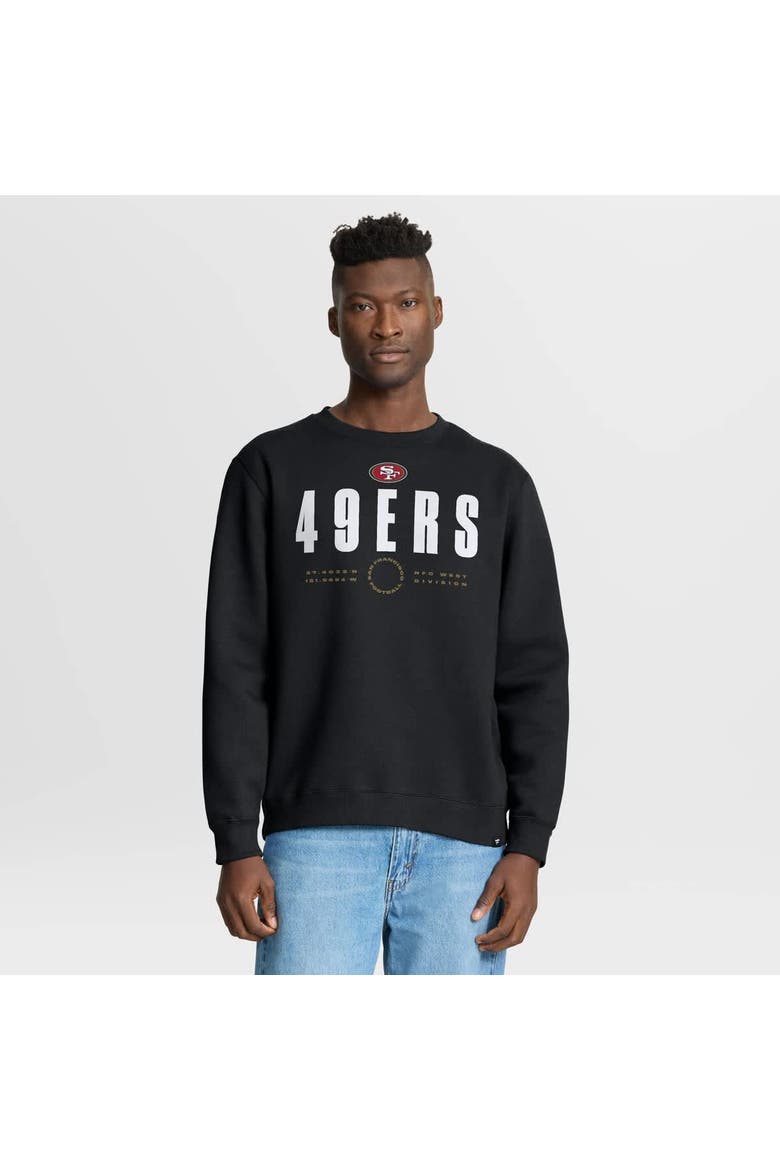 Men's Fanatics Black San Francisco 49ers Direct Handoff Legacy Pullover Sweatshirt, Main, color, Black