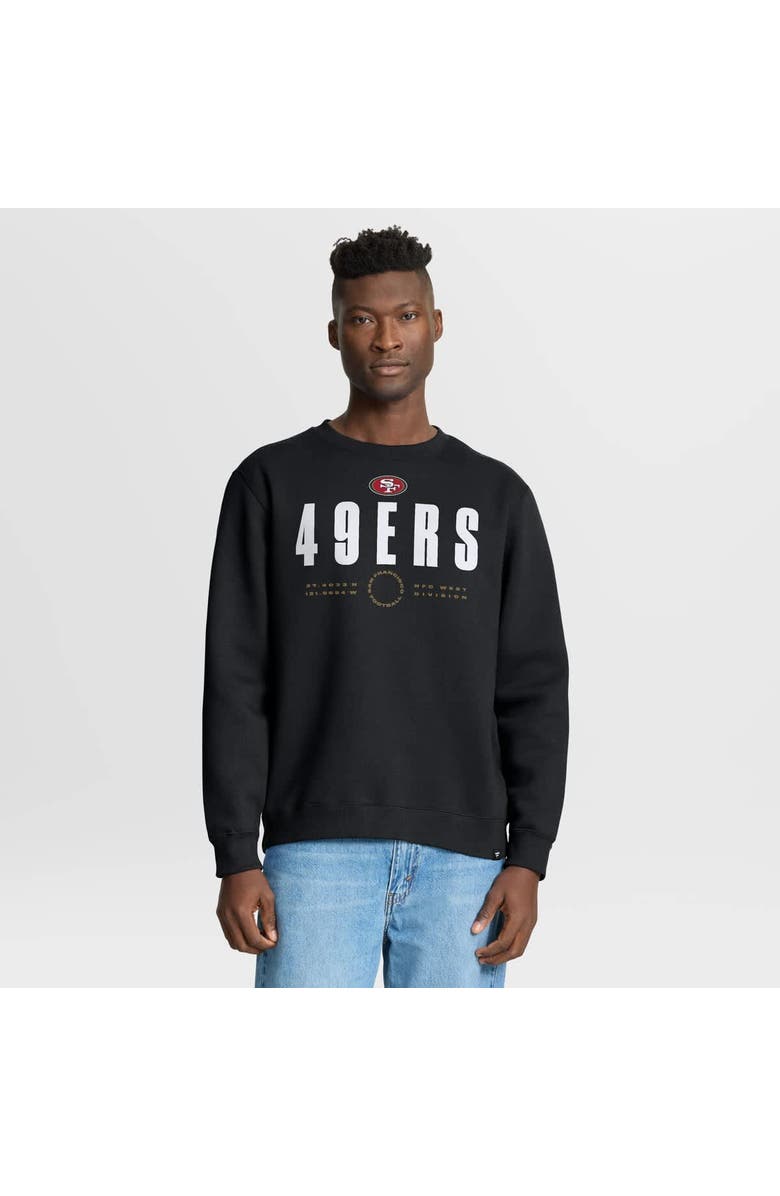 FANATICS Men's Fanatics Black San Francisco 49ers Direct Handoff Legacy Pullover Sweatshirt, Main, color, Black