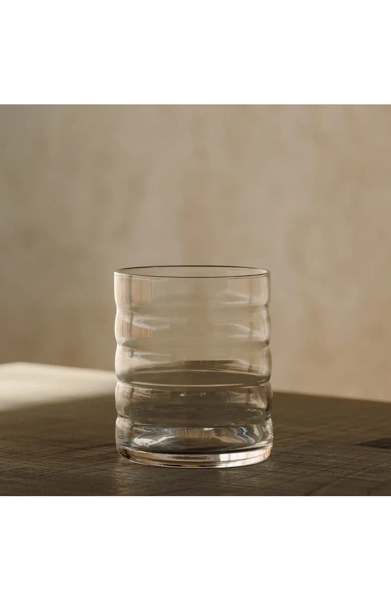 House of Revelry Fluted Tumbler Set of Four, Main, color, NO COLOR