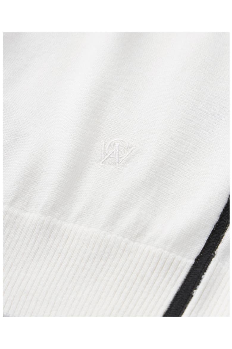 Lauren Extrafine Merino Wool Vest, Alternate, color, ANTIQUE WHITE/ BLACK