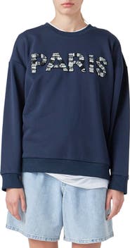 Grey Lab Paris Sequin Sweatshirt
