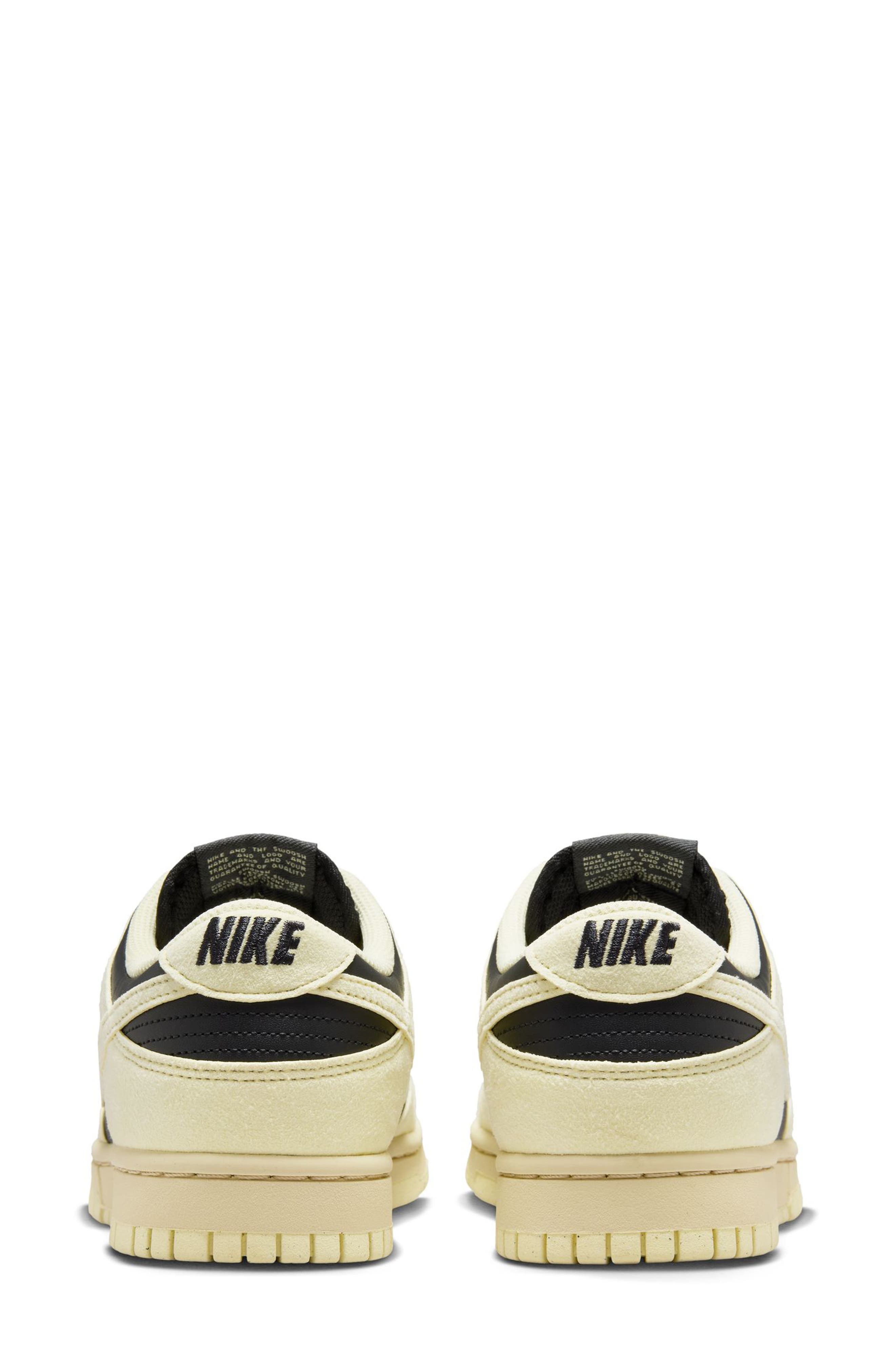 Nike Dunk Low Basketball Sneaker, Alternate, color, Off Noir/ Alabaster/ Khaki