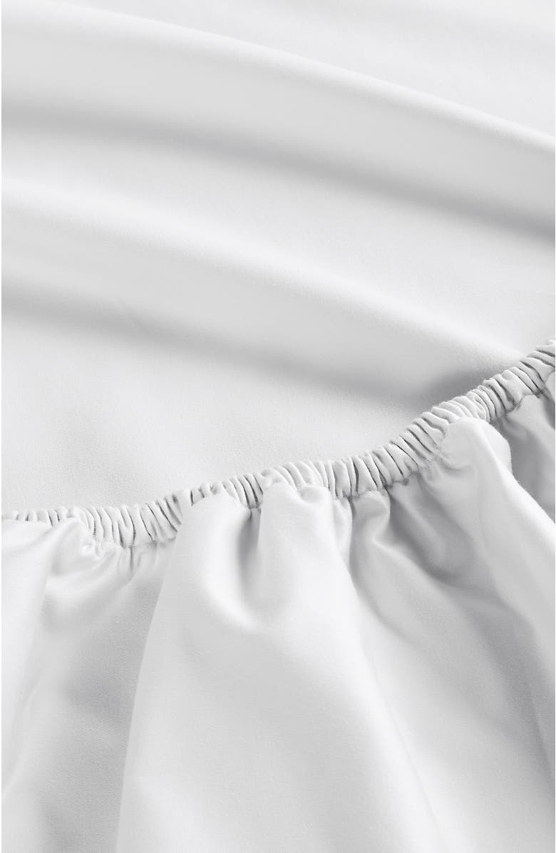 CHRISTY Premium Luxury Sateen Cotton Fitted Sheets, Alternate, color, White