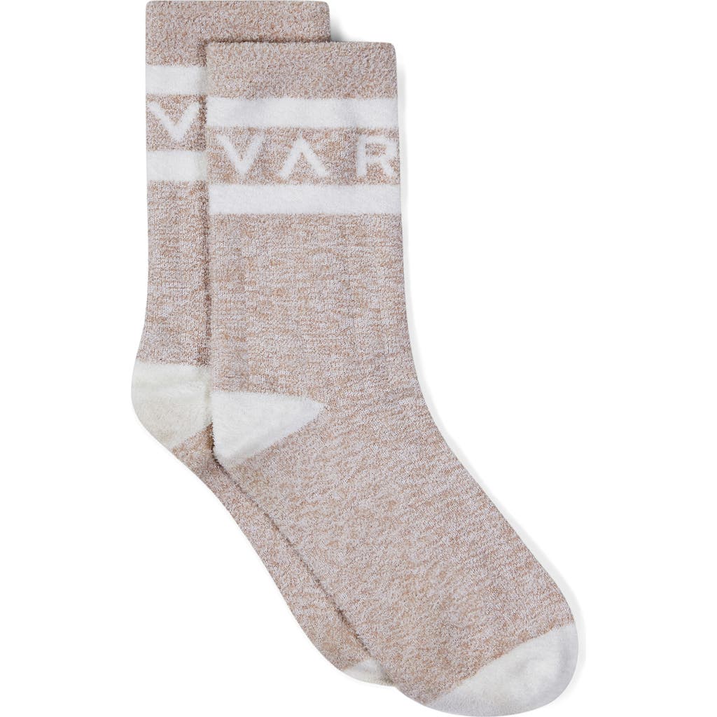 Varley Spencer Crew Socks In Neutral