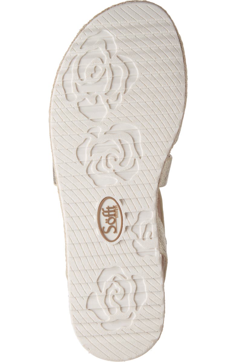 Söfft Beechwood Platform Sandal, Alternate, color, Platinum Leather