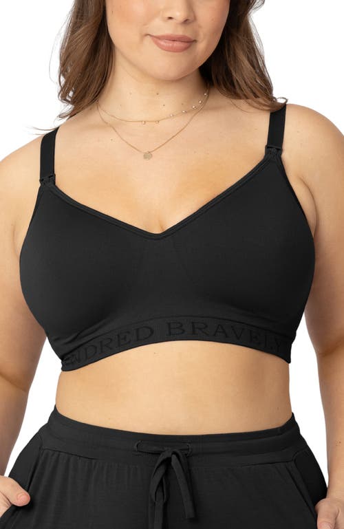 Kindred Bravely Signature Sublime Contour Maternity/nursing Bra In Black