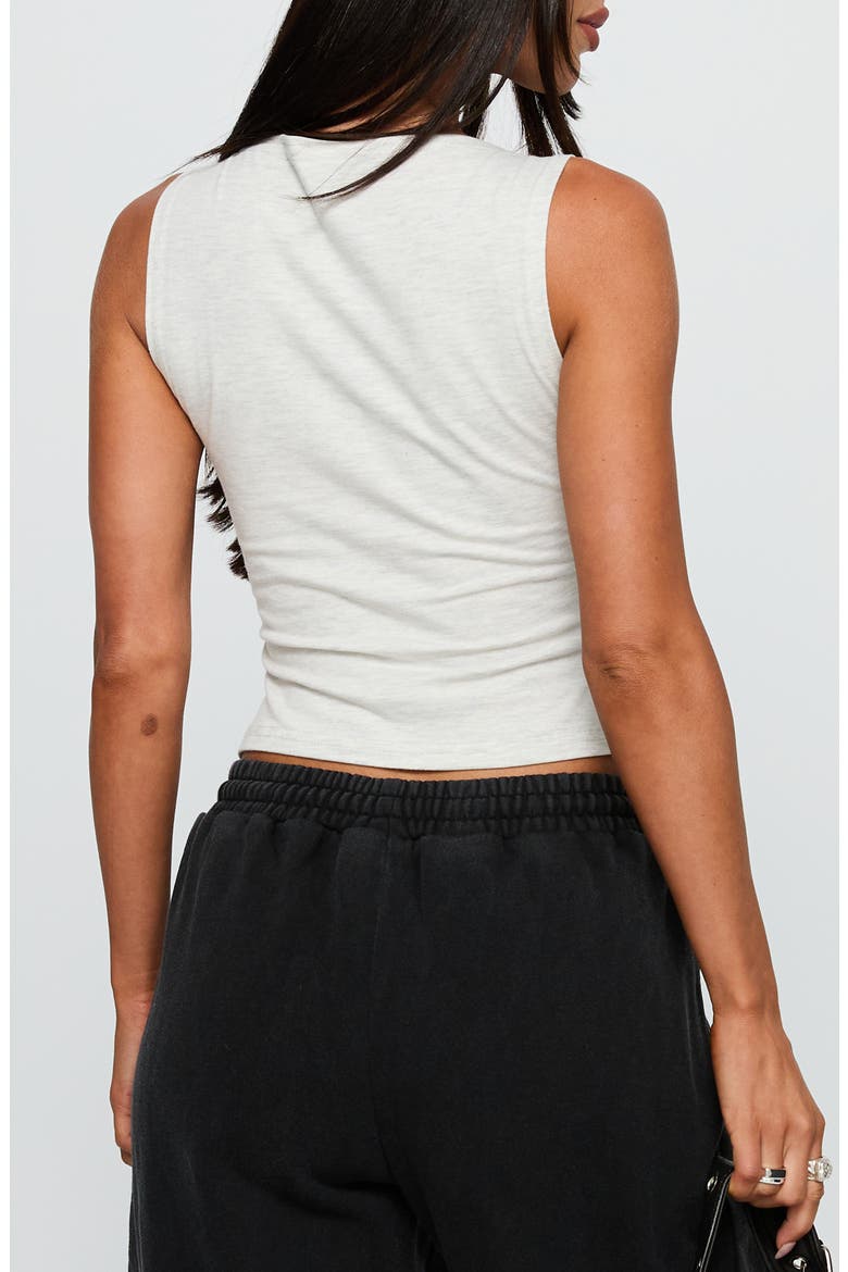Bleeker Marl Sleeveless Top, Alternate, color, GREY MARLE