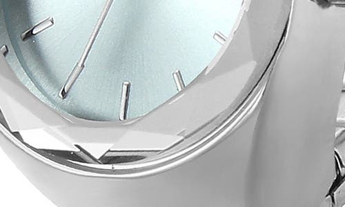 Jessica Simpson Faceted Bezel Ring Watch, 22mm