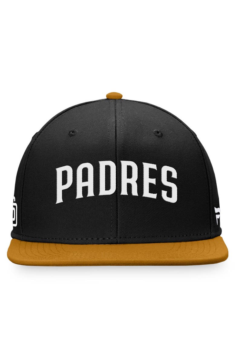 FANATICS Men's Fanatics Branded Black/Khaki San Diego Padres Fitted Hat, Alternate, color,