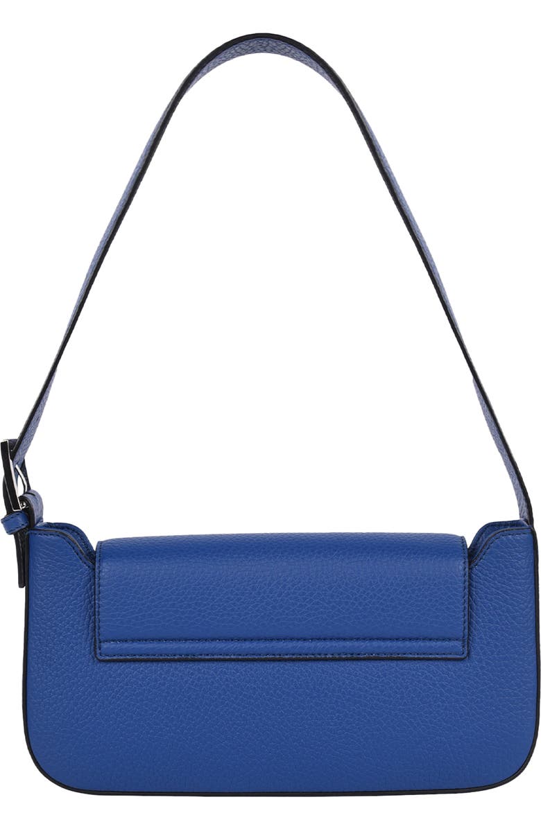 HYER GOODS Upcycled Leather Shoulder Bag with Buckle, Alternate, color,