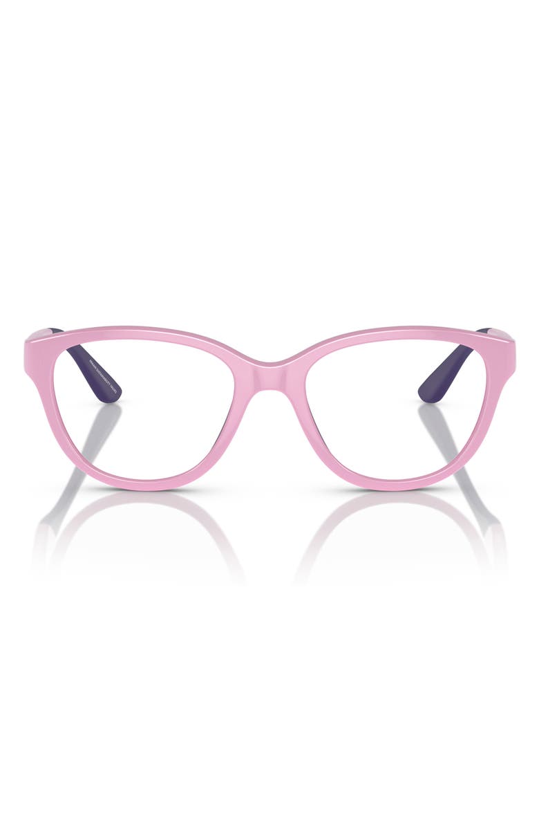 Emporio Armani Kids
45mm Cat Eye Optical Glasses, Main, color,