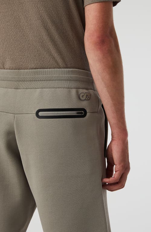 Alphatauri Posos Knit Drawstring Performance Shorts In Gray