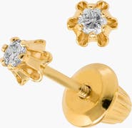 Mignonette 14k Gold & Diamond Earrings