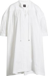 BOSS Dollana Oversize Cotton Shift Dress