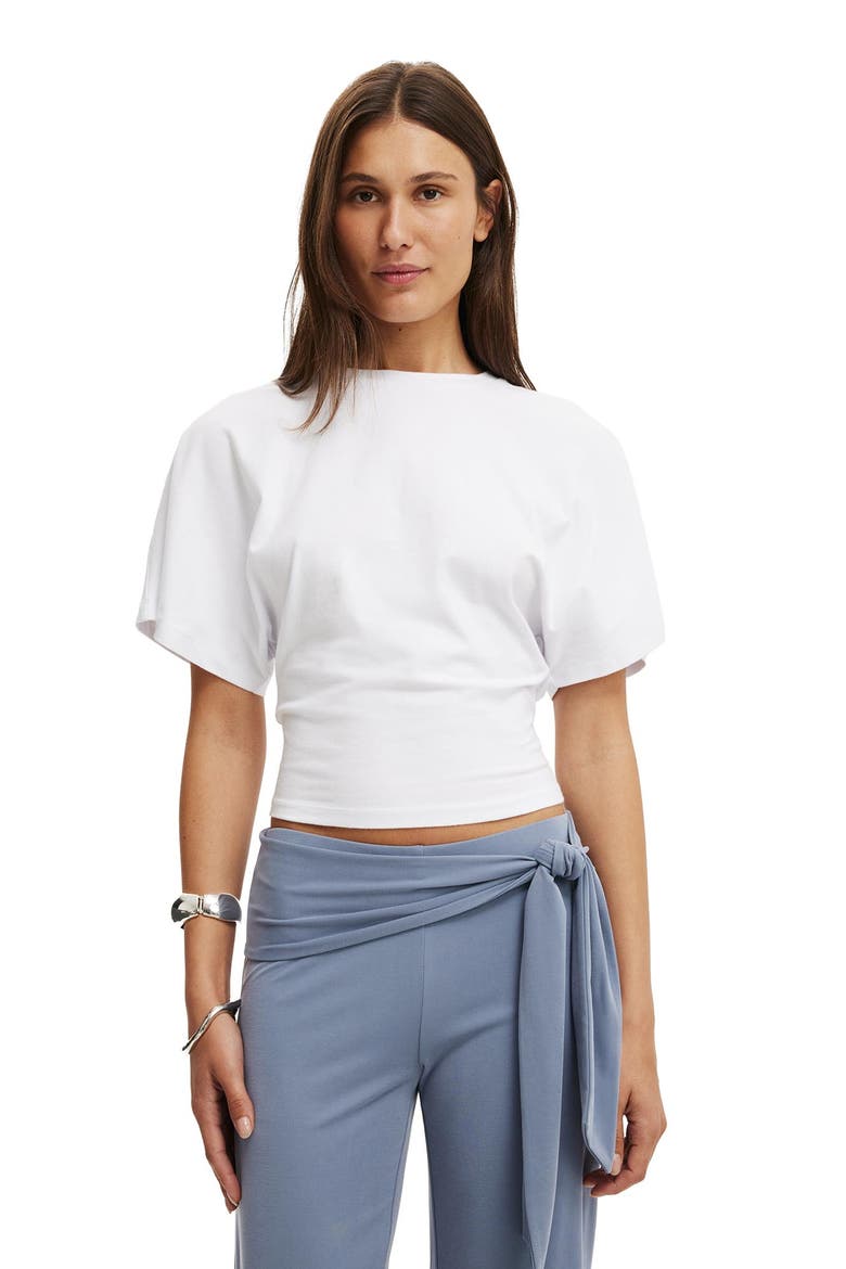 Women's Blair Batwing Short Sleeve Tee, Main, color, White