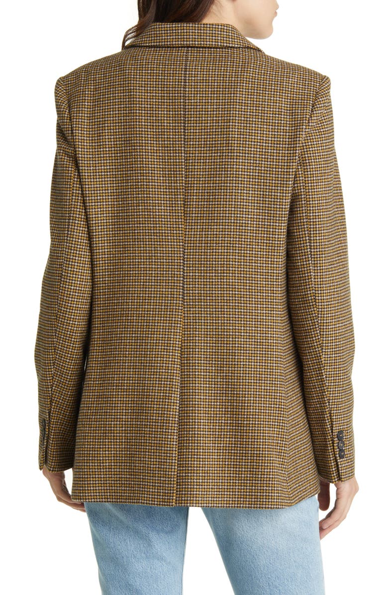 FRAME '70s Houndstooth Wool Blend Blazer, Alternate, color,