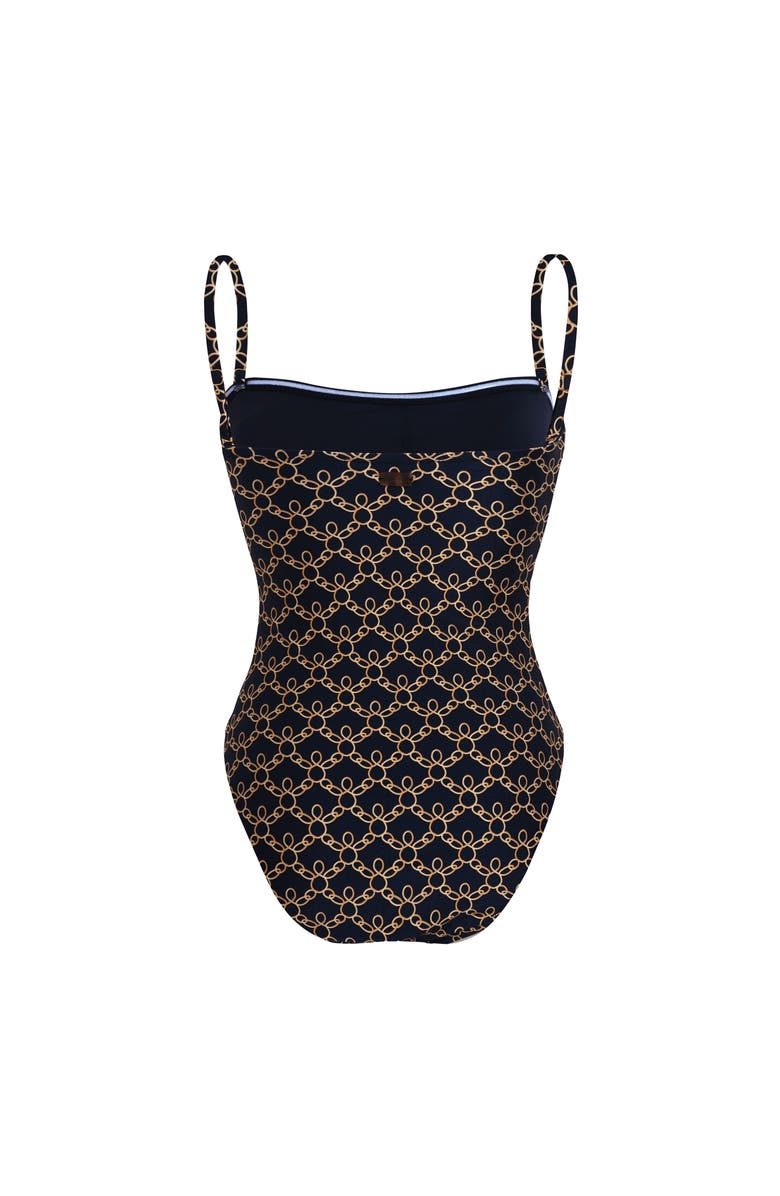 Vilebrequin Women Bustier One-piece swimsuit Turtles Chains, Alternate, color, 