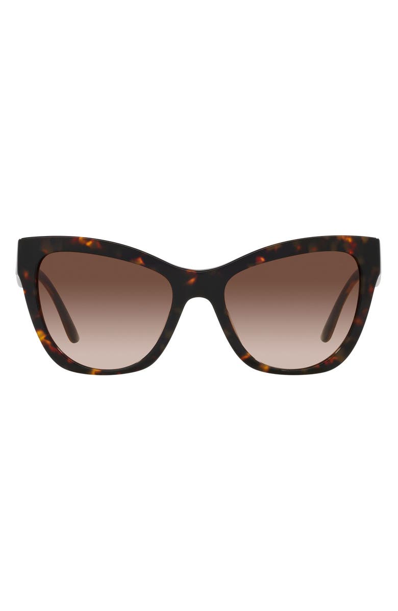 Versace 56mm Gradient Cat Eye Sunglasses, Main, color, 
