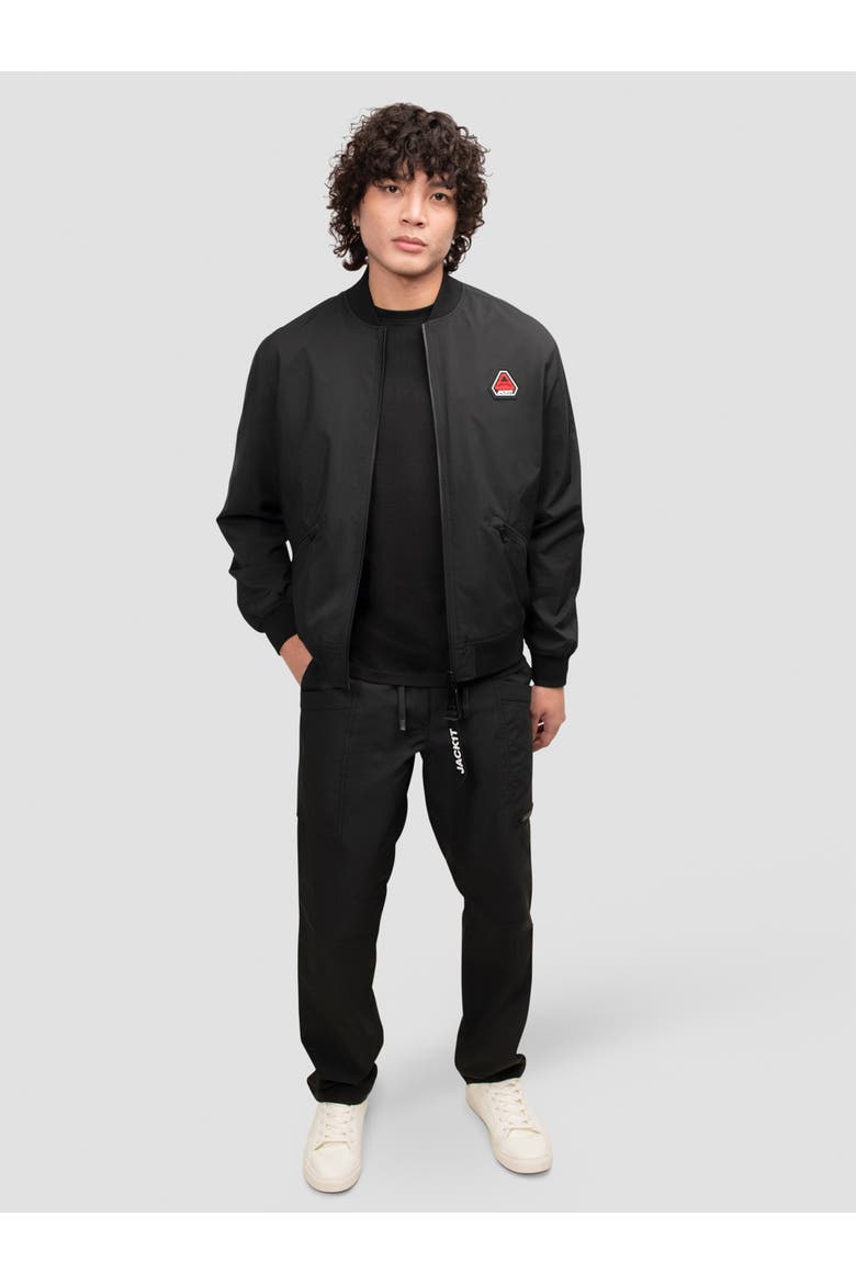 Oberon Tech Bomber Jacket, Main, color, Black