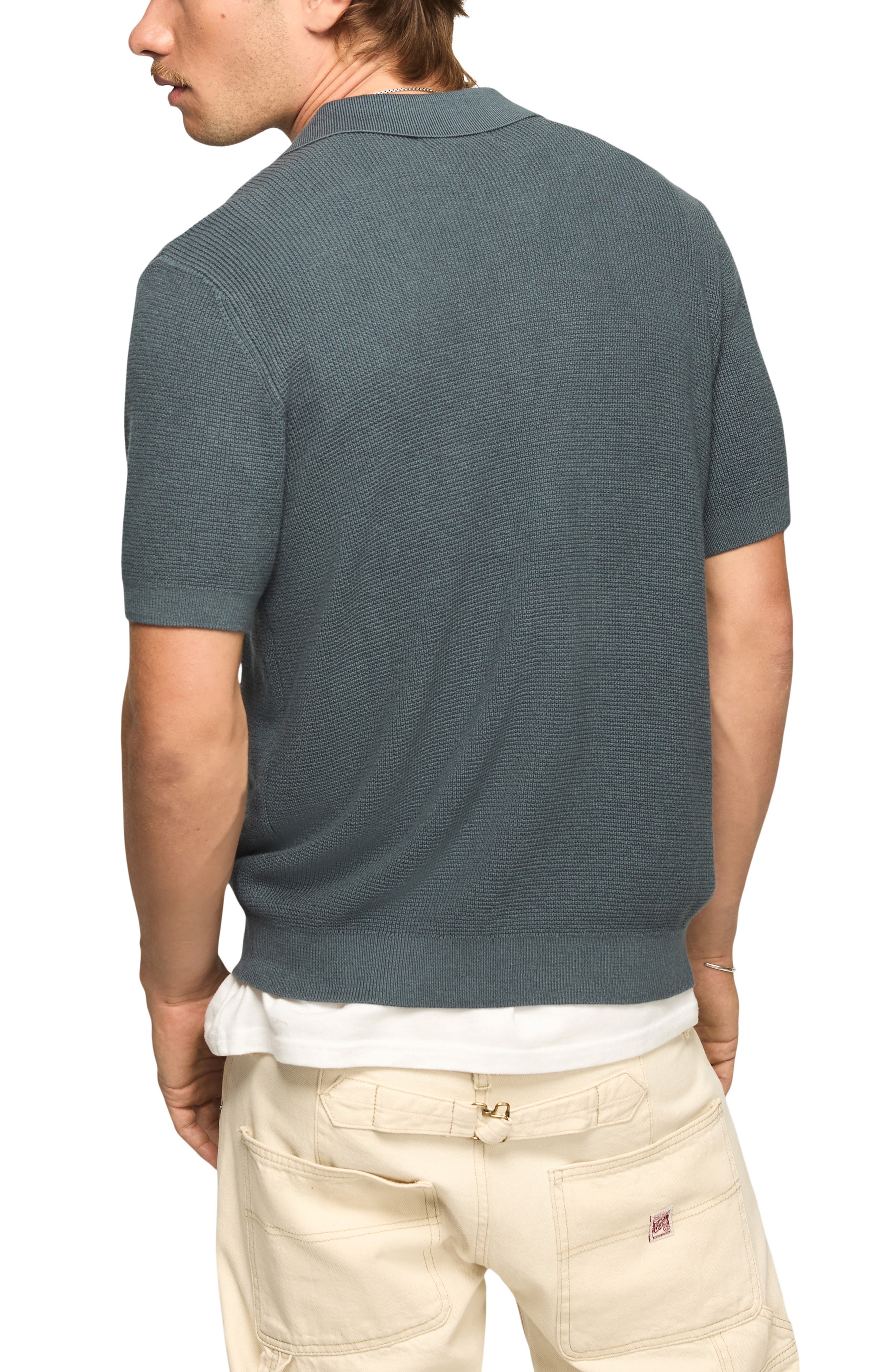 Quarter Zip Polo Sweater - image 4