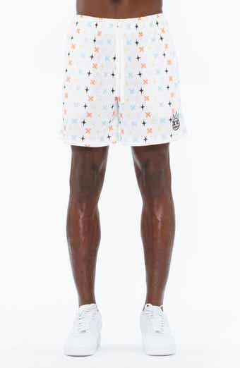 Cult of Individuality Geo Print Mesh Shorts