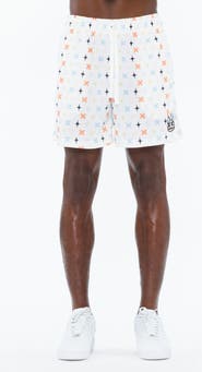 Cult of Individuality Geo Print Mesh Shorts