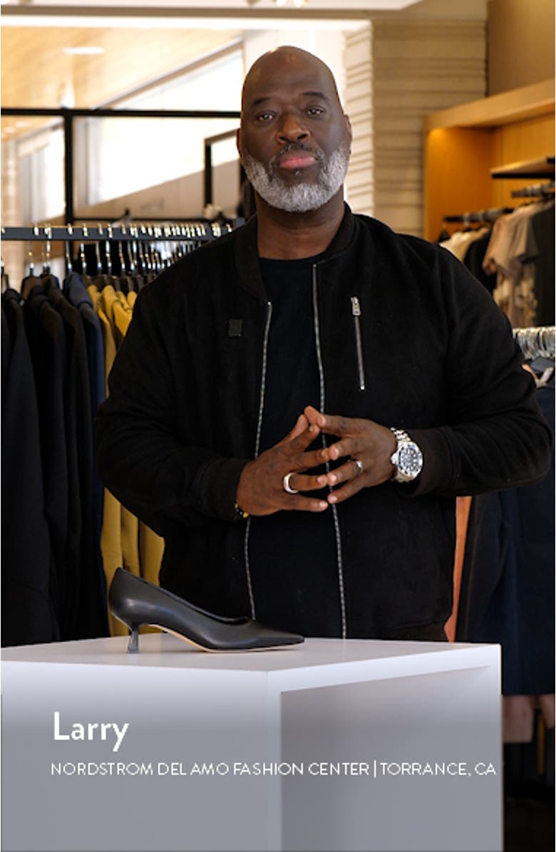 Kendri Pointed Toe Kitten Heel Pump, sales video thumbnail