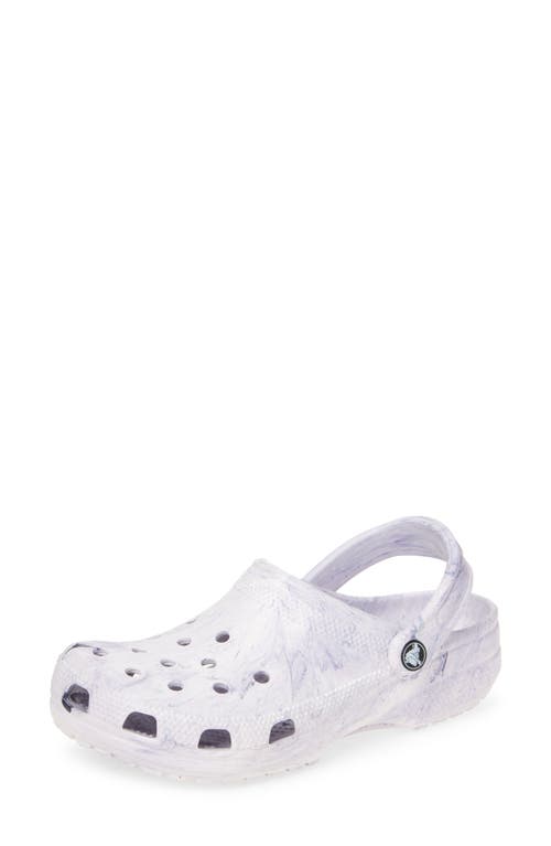Crocs Classic Marbled Clog In Pink
