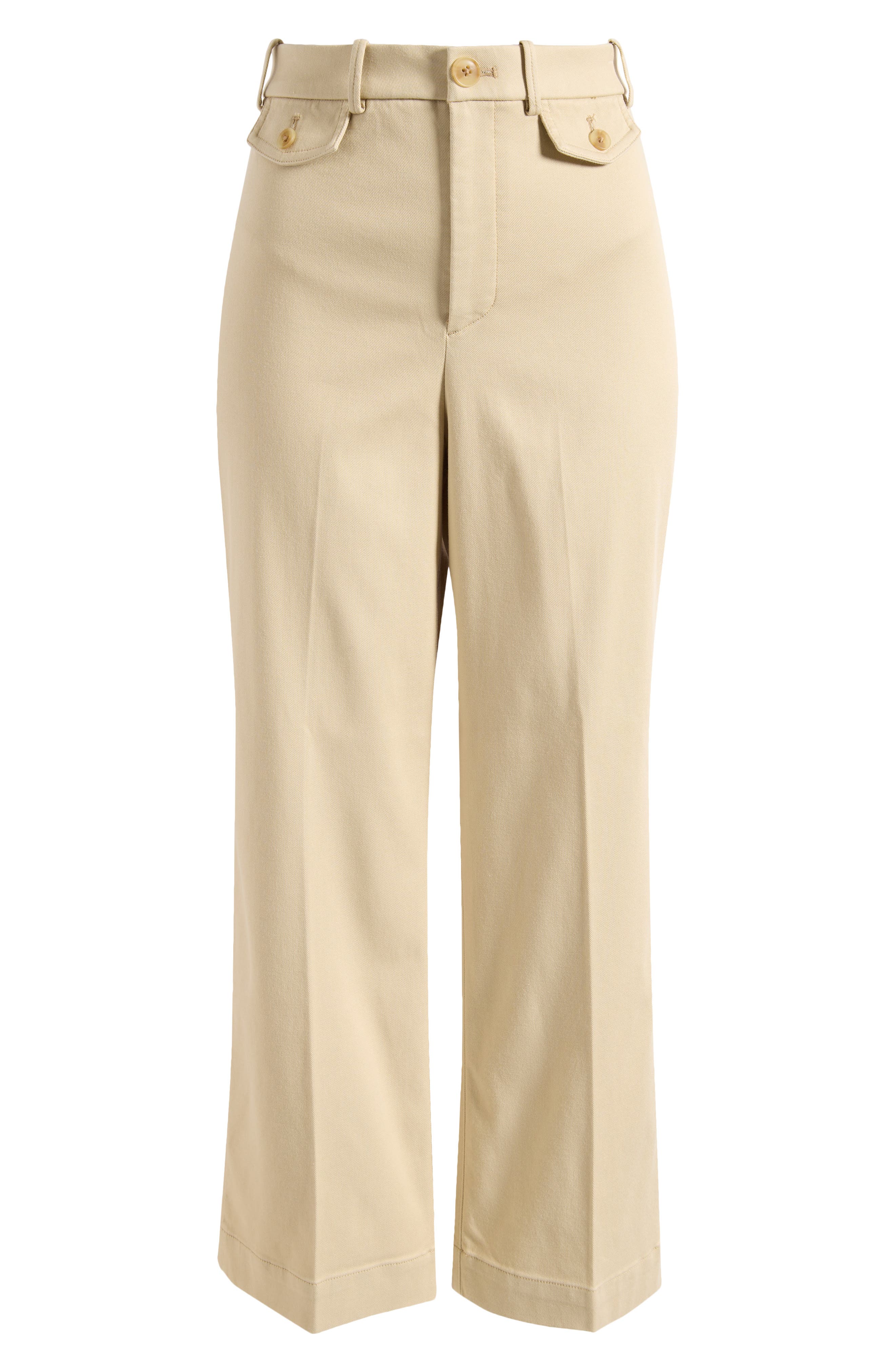 SPANX® Easy Flare Crop Cotton Blend Pants (Women) | Nordstrom