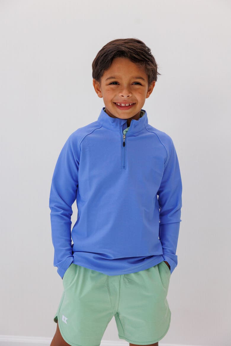 Boys Half Zip, Alternate, color, Sky Blue