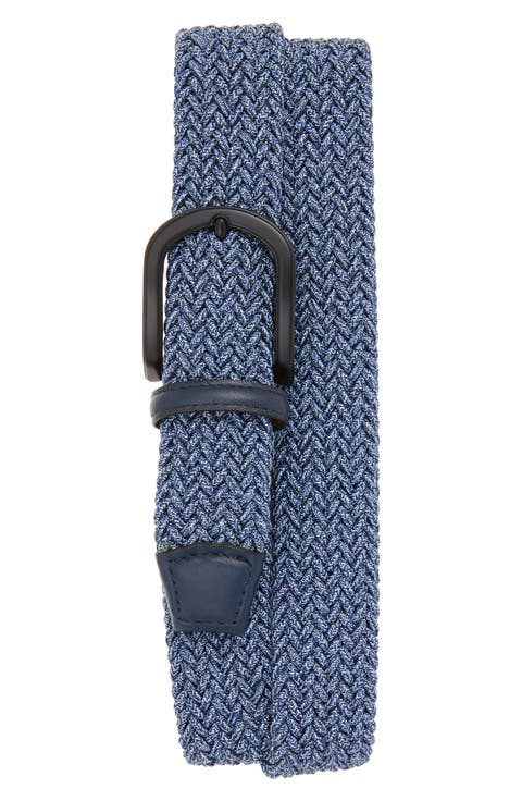 Braided Mélange Belts