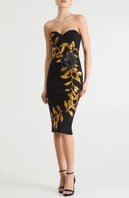 HELSI Chiara Sequin Strapless Cocktail Dress